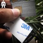 Polished Stainless Steel Business Cards Name Badge Brand Plate Metal Aluminium Tag With 3M Sticker